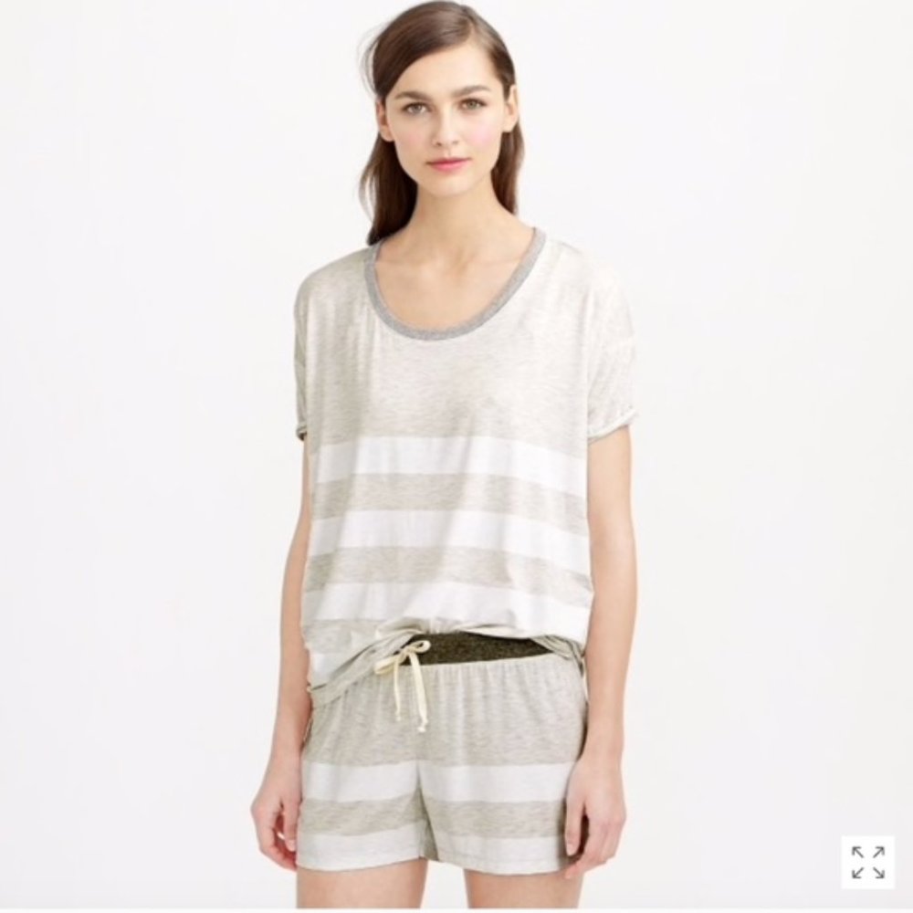 J. Crew NWT Whisper Jersey Pajama Set